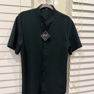 Dark Green Men's Shirt